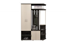 Прихожая Домино венге/дуб млечный в Югорске - yugorsk.mebel-tymen.ru | фото