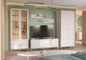 АФИНА Гостиная №1, ЛДСП Кашемир серый в Югорске - yugorsk.mebel-tymen.ru | фото