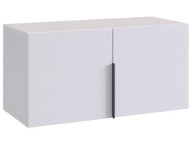 Антресоль двухдверная L800 Баско белое дерево в Югорске - yugorsk.mebel-tymen.ru | фото