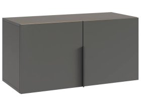 Антресоль двухдверная L800 Баско графит в Югорске - yugorsk.mebel-tymen.ru | фото