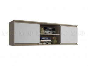 Антресоль Челси Белый глянец, дуб сонома в Югорске - yugorsk.mebel-tymen.ru | фото