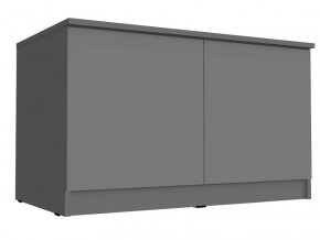 Антресоль-тумба Челси Графит в Югорске - yugorsk.mebel-tymen.ru | фото