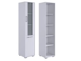 Стеллаж Лайт-2 белый/белый в Югорске - yugorsk.mebel-tymen.ru | фото