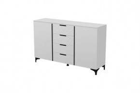 Брента Комод 4 ящика 2 двери Белый в Югорске - yugorsk.mebel-tymen.ru | фото