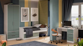 Детская «Марли» Белый, Серо-голубой в Югорске - yugorsk.mebel-tymen.ru | фото