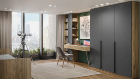 Детская «Порто» Яблоня Беллуно, Графит софт в Югорске - yugorsk.mebel-tymen.ru | фото