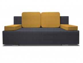 Диван Анри Shaggy Grafit-Shaggy Mustard кат. 2 в Югорске - yugorsk.mebel-tymen.ru | фото