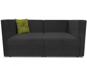 Диван модульный прямой Бергамо две секции Dream Grafit кат. 3 в Югорске - yugorsk.mebel-tymen.ru | фото