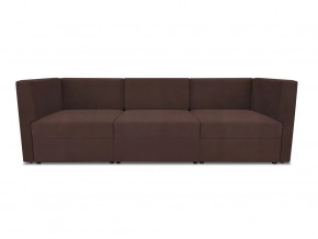Диван модульный прямой Бергамо три секции Dream Chocolate кат. 3 в Югорске - yugorsk.mebel-tymen.ru | фото