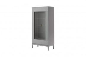 Фарго Шкаф витрина ШР-2 Антрацит в Югорске - yugorsk.mebel-tymen.ru | фото