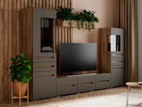 Гостиная Наоми графит нубук в Югорске - yugorsk.mebel-tymen.ru | фото