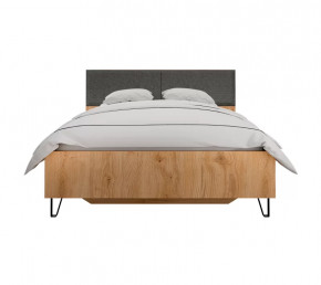 GRACE кровать LOZ160х200 (Дуб наварра/ Графит) в Югорске - yugorsk.mebel-tymen.ru | фото