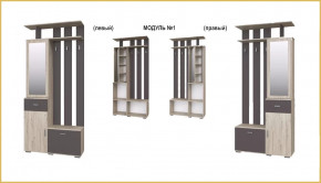 "ИМИДЖ" модуль №01, шкаф-вешалка с зеркалом в Югорске - yugorsk.mebel-tymen.ru | фото