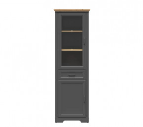 JASMIN шкаф REG1W1D1S (Графит/ Дуб артизан) в Югорске - yugorsk.mebel-tymen.ru | фото