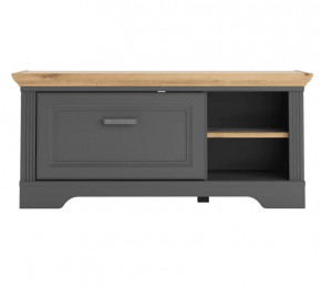 JASMIN тумба KOM1S (Графит/ Дуб артизан ) в Югорске - yugorsk.mebel-tymen.ru | фото