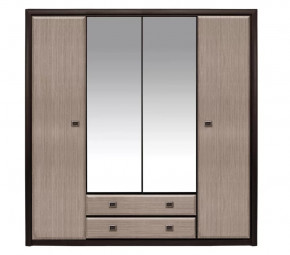 КОЕН шкаф с зеркалом SZF4D2S (Венге/Штрокс) в Югорске - yugorsk.mebel-tymen.ru | фото