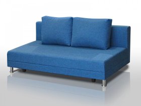 Диван Комфорт Лайт без подлокотников 2 подушки denim в Югорске - yugorsk.mebel-tymen.ru | фото