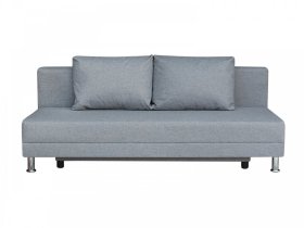 Диван Комфорт Лайт без подлокотников 2 подушки грей в Югорске - yugorsk.mebel-tymen.ru | фото