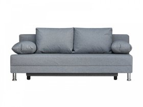Диван Комфорт без подлокотников 4 подушки грей в Югорске - yugorsk.mebel-tymen.ru | фото