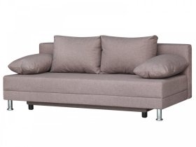 Диван Комфорт без подлокотников 4 подушки латте в Югорске - yugorsk.mebel-tymen.ru | фото