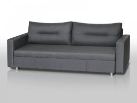 Диван Комфорт с прямыми подлокотниками графит в Югорске - yugorsk.mebel-tymen.ru | фото