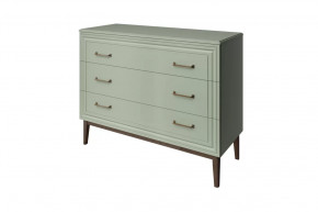Комод 3 ящика Гориция Зелёный самшит в Югорске - yugorsk.mebel-tymen.ru | фото