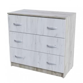 Комод 3 ящика КМ 551-М  Спальня Басса Дуб крафт в Югорске - yugorsk.mebel-tymen.ru | фото