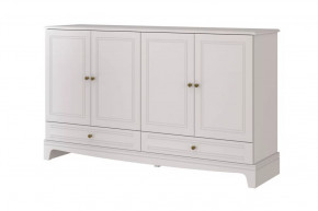 Комод 4 двери + 2 ящика Лорето Персидский жемчуг/Лак Льняной в Югорске - yugorsk.mebel-tymen.ru | фото