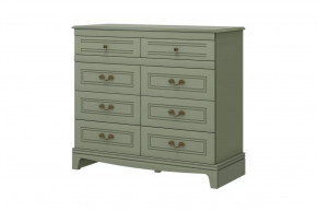 Комод 8 ящиков Лорето Лак Зелёный самшит в Югорске - yugorsk.mebel-tymen.ru | фото