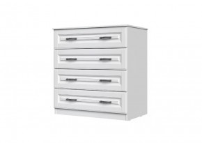 Комод "Кантри" 4 ящика, белый в Югорске - yugorsk.mebel-tymen.ru | фото