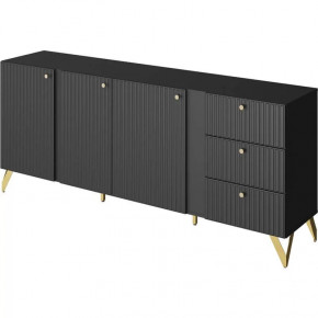 Комод КД-1 Reno Чёрный НК-мебель в Югорске - yugorsk.mebel-tymen.ru | фото