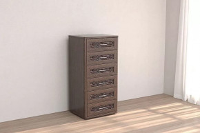 Комод Кэт-4 6 ящиков Венге Диал в Югорске - yugorsk.mebel-tymen.ru | фото