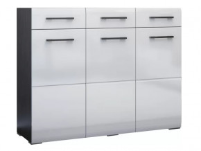 Комод Ненси Венге-Белый глянец в Югорске - yugorsk.mebel-tymen.ru | фото