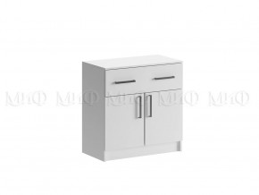 Комод с ящиком 2-мя дверьми Басямиф, белый в Югорске - yugorsk.mebel-tymen.ru | фото