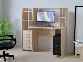Компьютерный стол КЛ №6.3 Дуб баррик в Югорске - yugorsk.mebel-tymen.ru | фото