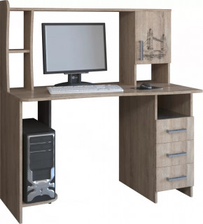 Компьютерный стол КЛ №6.4 Дуб баррик в Югорске - yugorsk.mebel-tymen.ru | фото