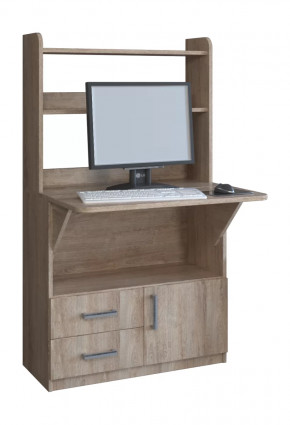 Компьютерный стол СП-1 Дуб баррик в Югорске - yugorsk.mebel-tymen.ru | фото