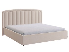 Кровать с подъемным механизмом Сиена 2 180х200 см крем (велюр) в Югорске - yugorsk.mebel-tymen.ru | фото