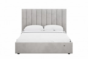 Кровать 1600 Ингрид 312 Велюр Ультра Смог в Югорске - yugorsk.mebel-tymen.ru | фото