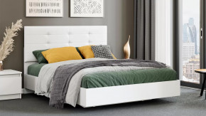 Кровать «Бетта» Тип 3 Белый снег, Белый в Югорске - yugorsk.mebel-tymen.ru | фото