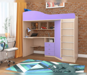 Кровать-чердак Кадет 1 с металлической лестницей Ярофф в Югорске - yugorsk.mebel-tymen.ru | фото