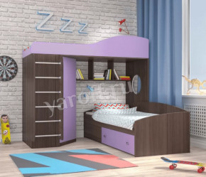 Кровать-чердак Кадет 2 с металлической лестницей Ярофф в Югорске - yugorsk.mebel-tymen.ru | фото