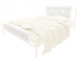 Кровать Инесса Plus белая в Югорске - yugorsk.mebel-tymen.ru | фото