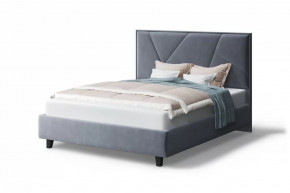 Кровать Ингрид, 1600*2000 мм, на опорах, серый в Югорске - yugorsk.mebel-tymen.ru | фото