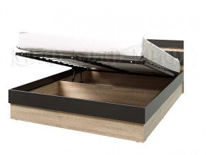 Кровать Ким с ПМ 1600 Графит софт, сонома в Югорске - yugorsk.mebel-tymen.ru | фото