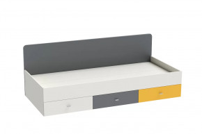 Кровать Клео арт. 010, 900*2000 мм, графит, миндаль, солнечный Диал в Югорске - yugorsk.mebel-tymen.ru | фото