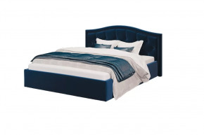 Кровать Стелла, 1200*2000 мм, велюр NEO 27, синий в Югорске - yugorsk.mebel-tymen.ru | фото