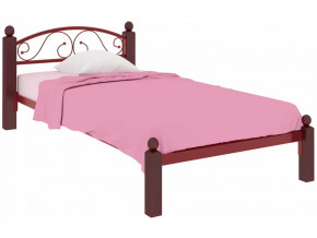 Кровать Вероника Мини Lux красная в Югорске - yugorsk.mebel-tymen.ru | фото