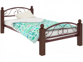 Кровать Вероника Мини Lux Plus коричневая в Югорске - yugorsk.mebel-tymen.ru | фото