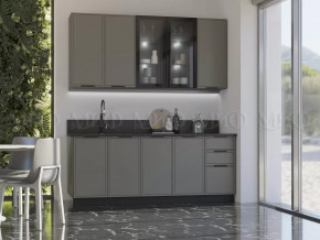 Кухня Николь 2,0/900м (Холст вулканический) в Югорске - yugorsk.mebel-tymen.ru | фото